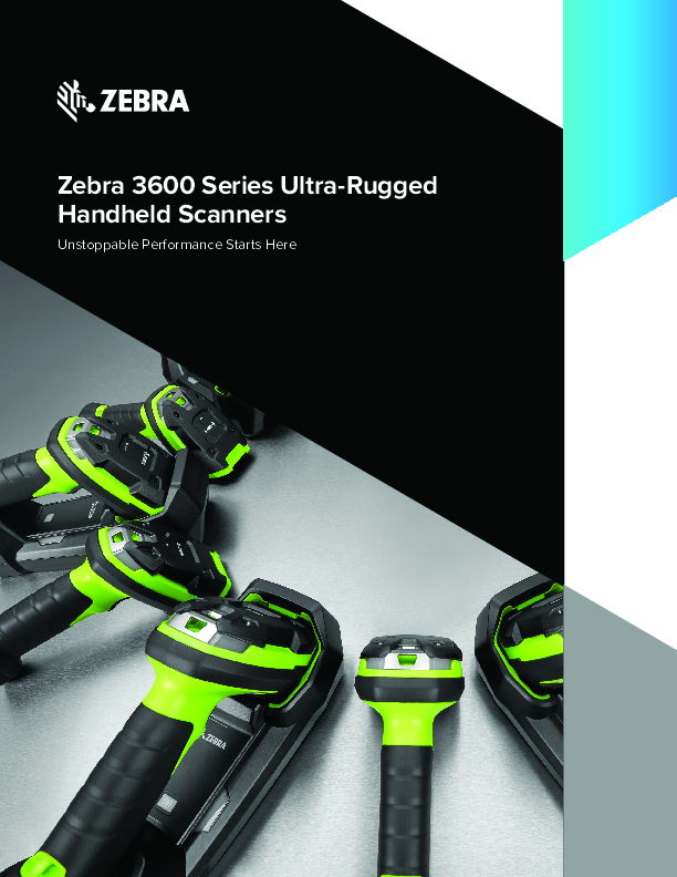 Zebra 3600 Series Ultra-Rugged Handheld Scanners