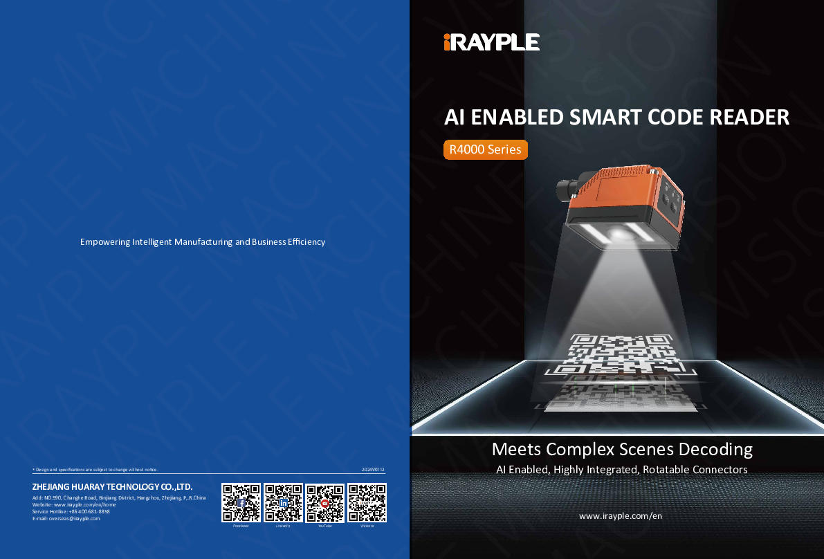 iRAYPLE R Serisi Sabit Kod Okuyucu